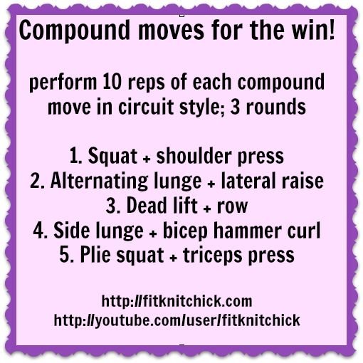 Compound Exercises for Beginners that use Multiple Muscles