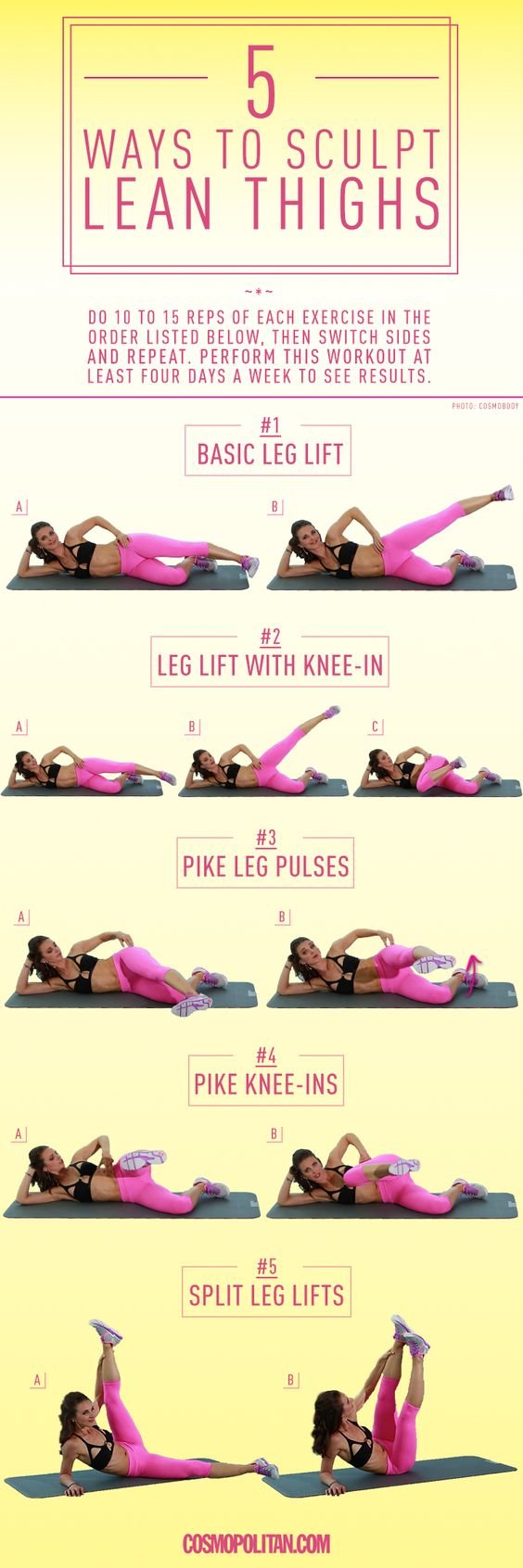 Ways to Sculpt Lean Thighs