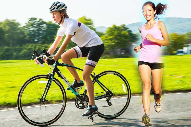 Which Is Best - Cycling or Running?, cycling vs running cardio, cycling vs running muscles, cycling vs running for abs, cycling vs running calories, cycling vs jogging, cycling vs running for fat loss, running vs cycling vs swimming, cycling vs running bodybuilding,