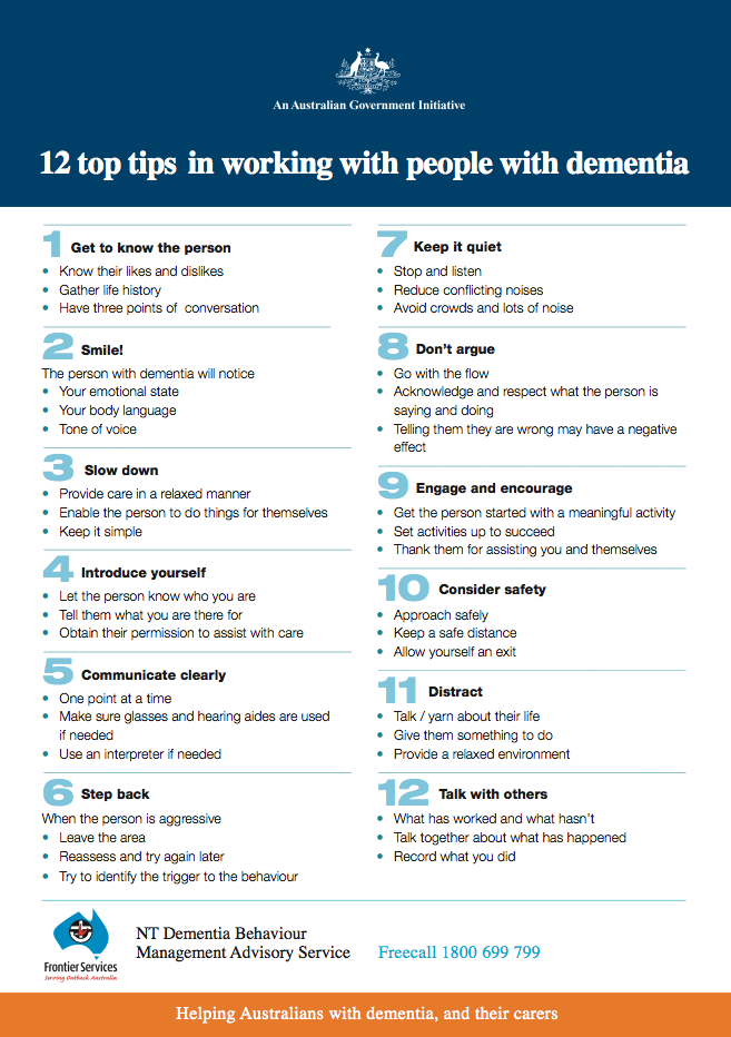 Dealing with Dementia