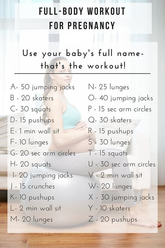 Full body workout for pregnancy