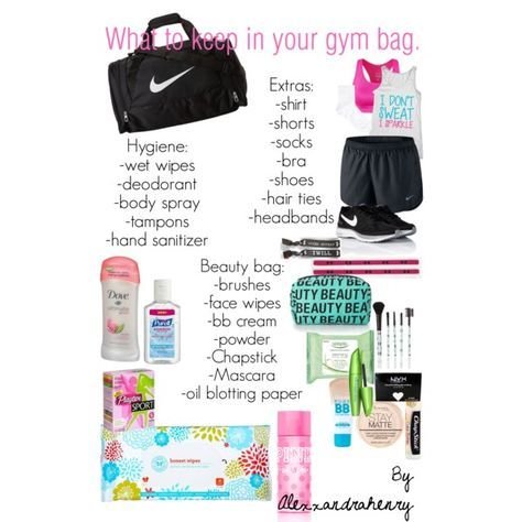 What to keep in your gym bag