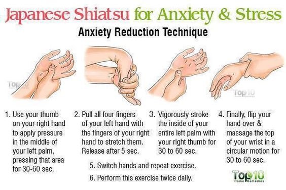 Japanese shiatsu for anxiety and stress