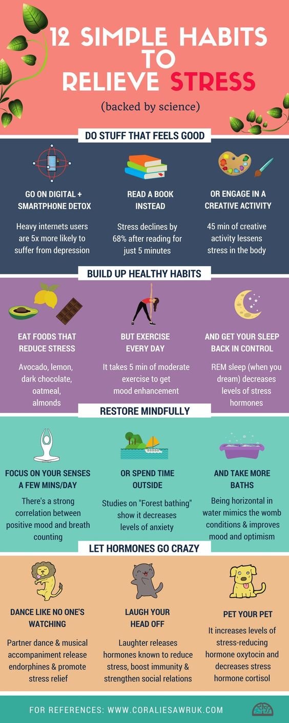 simple habits to relieve stress