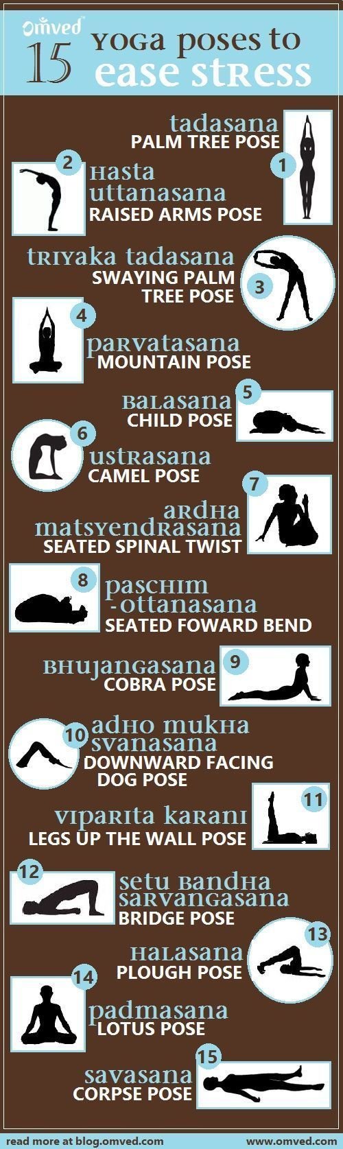 yoga poses to ease stress