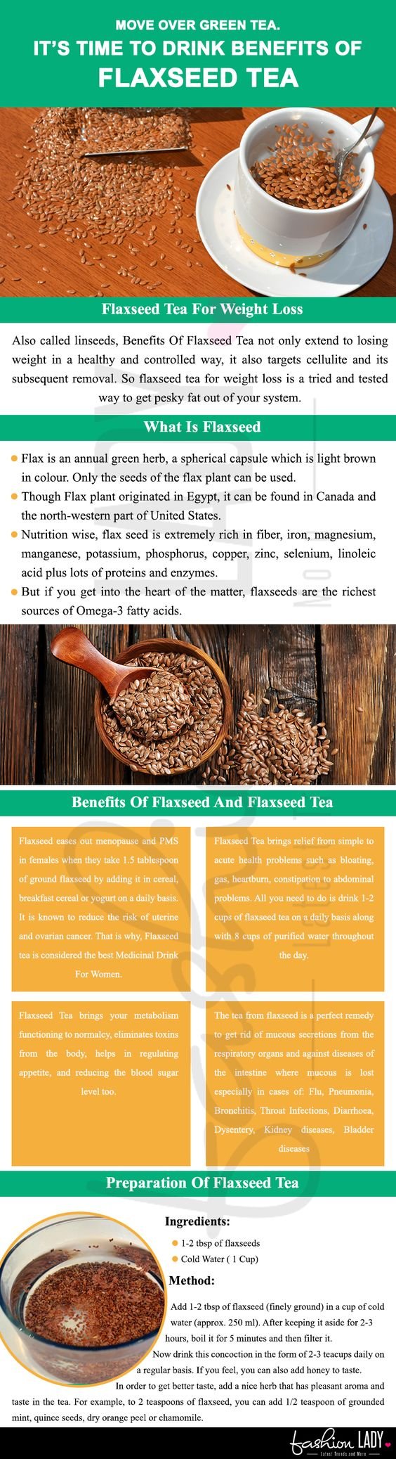 benefits of flaxseed tea