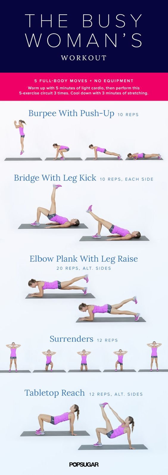 busy woman's workout