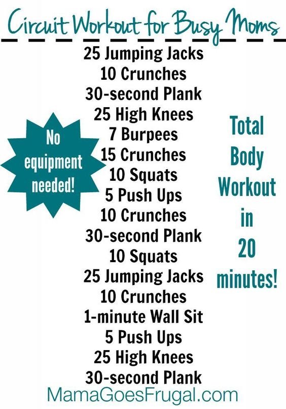 circuit workout for busy women