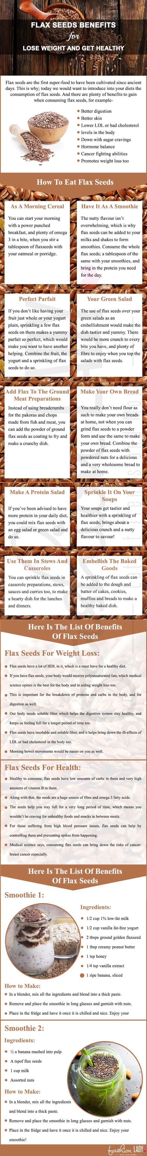 flax seeds benefits for lose weight and get healthy