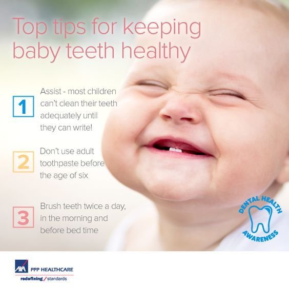 top tips for keeping baby teeth healthy