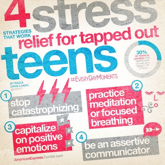 stress relief for tapped out teens