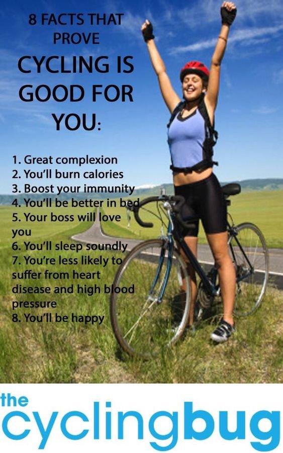 Cycling is good for you