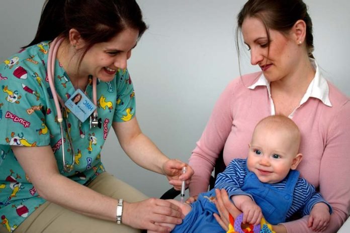 care after vaccination for babies