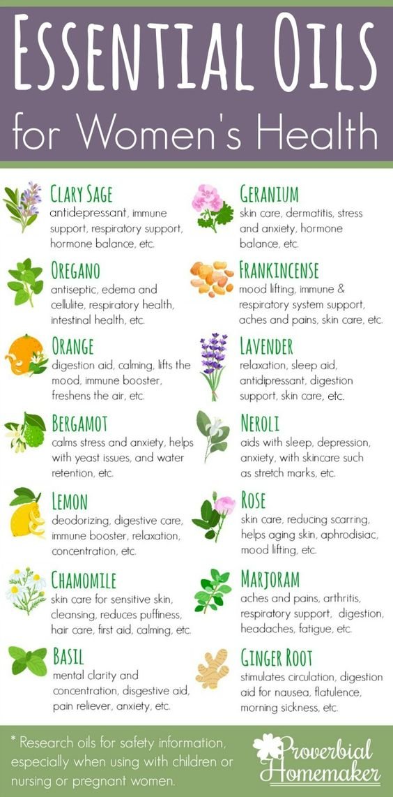 essential oil health benefits for women