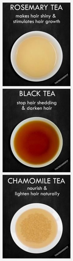 natural hair care with tea