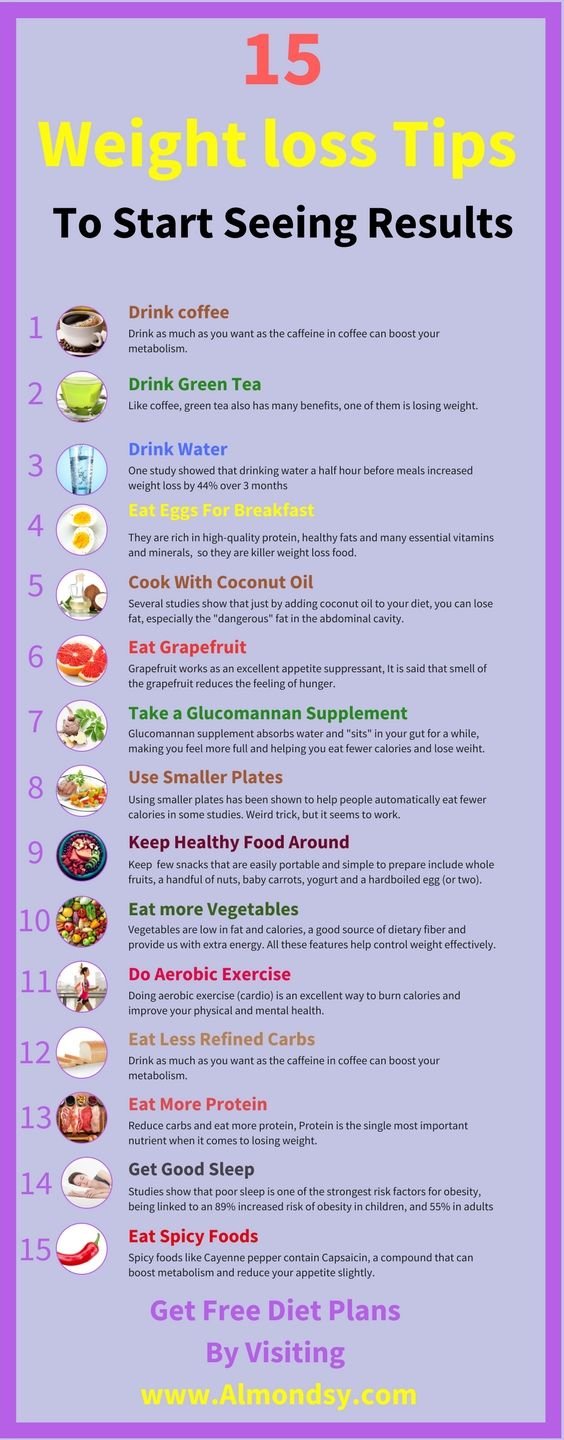 weight loss tips to start seeing results