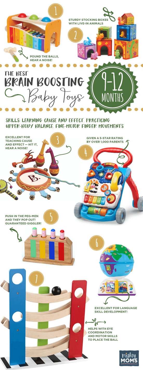 Brain boosting baby toys 9 to 12 months