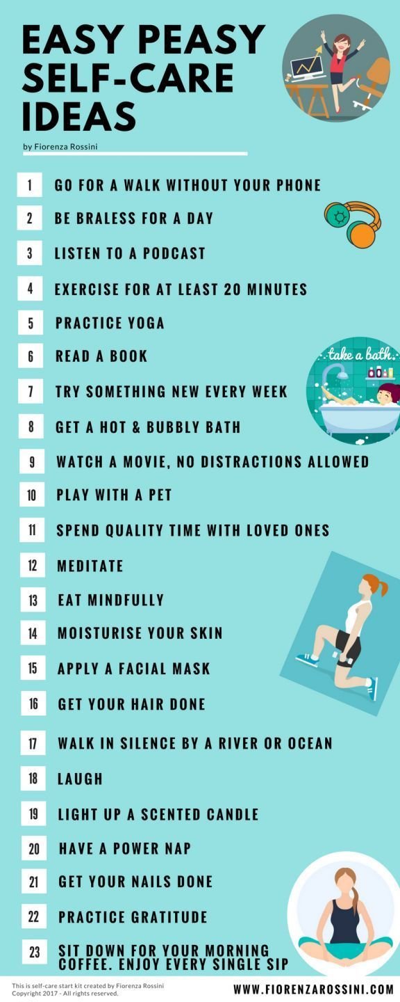 Easy Peasy Self Care Ideas