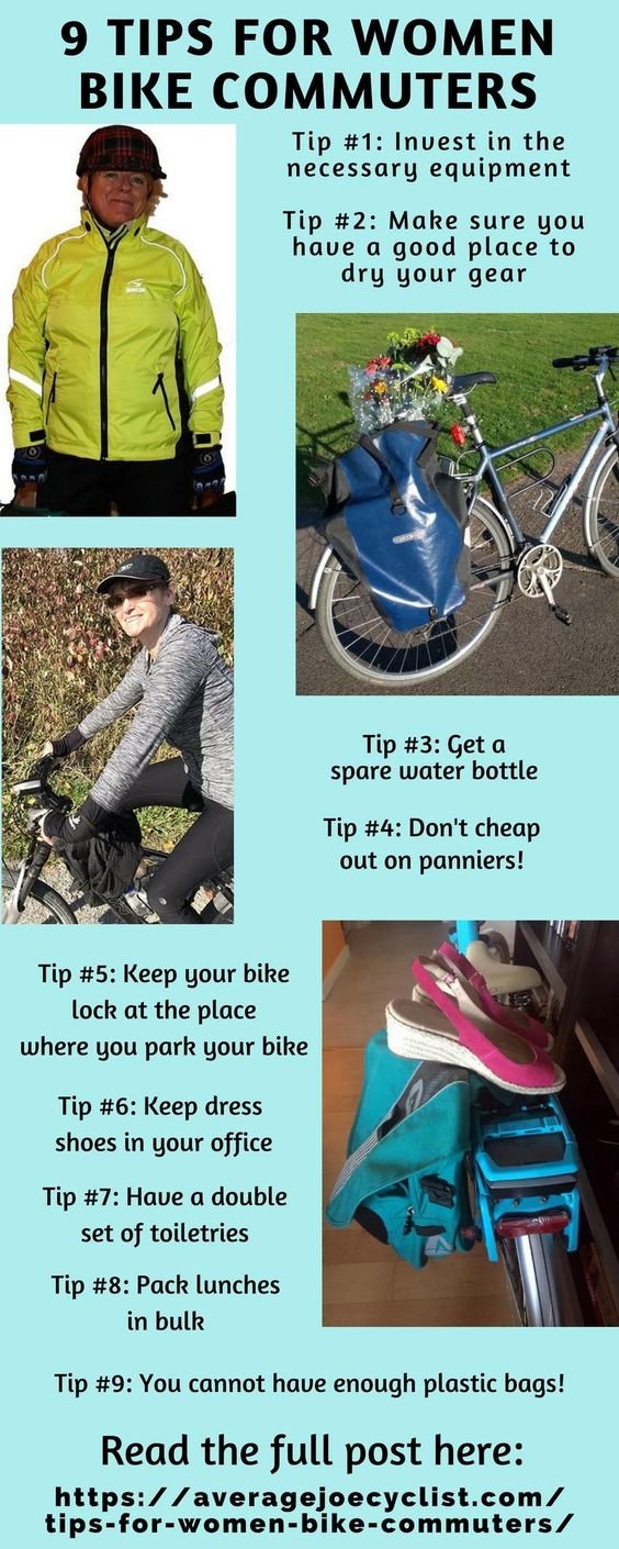 Tips for women bike commuters