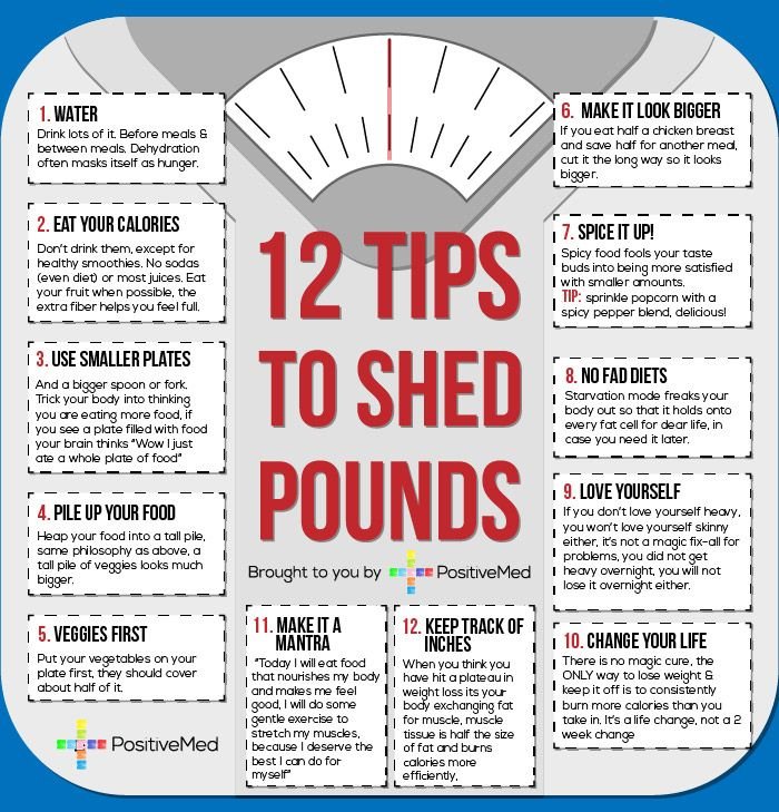 tips to shed pounds