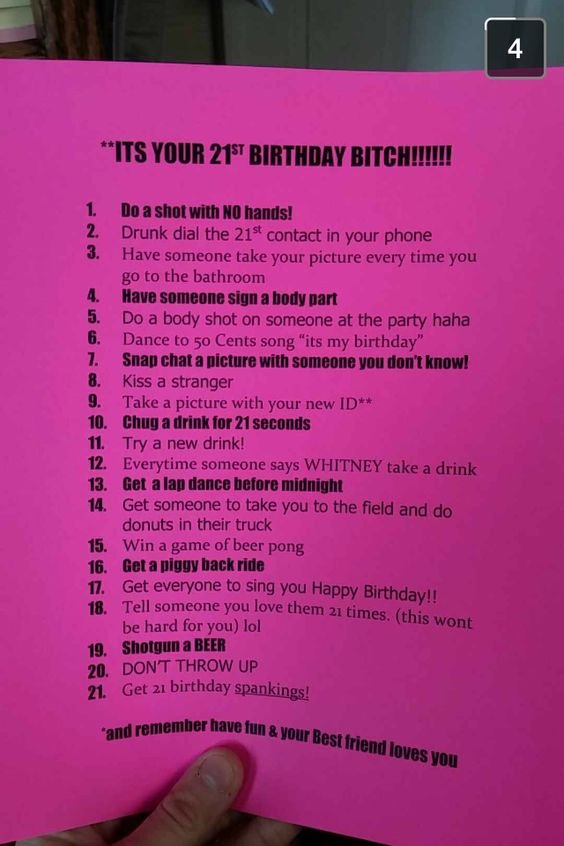 21 birthday celebrations ideas