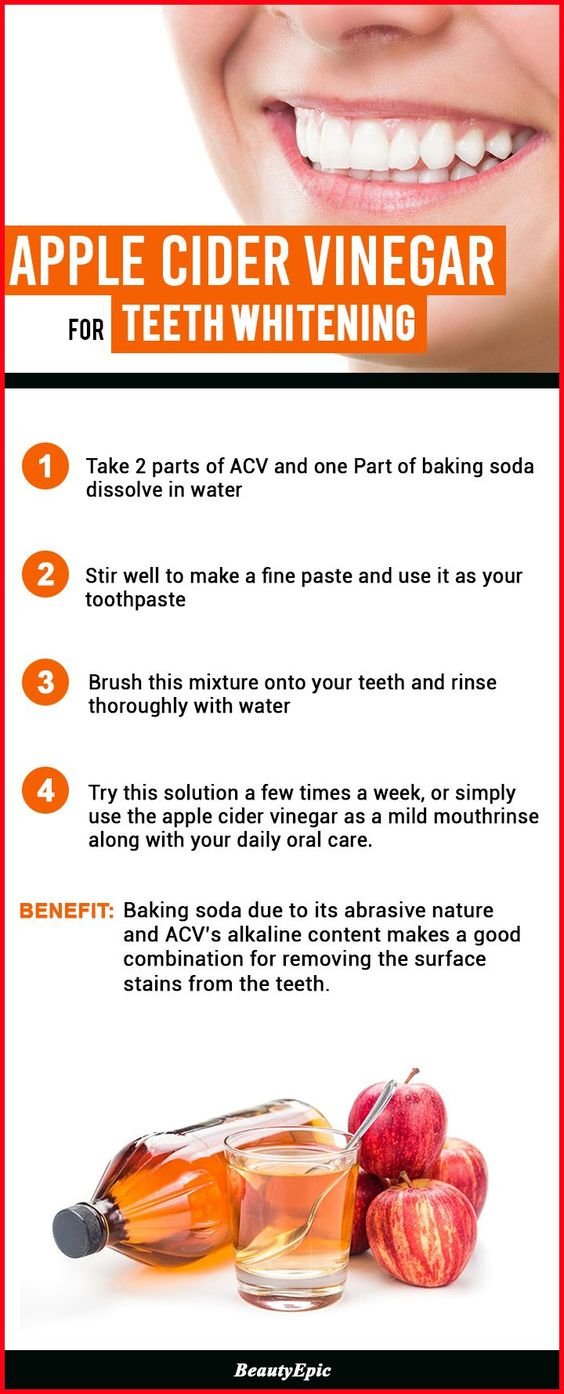 How to whiten teeth with white vinegar