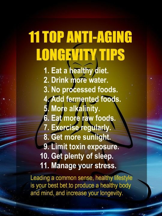 Anti Aging Longevity Tips