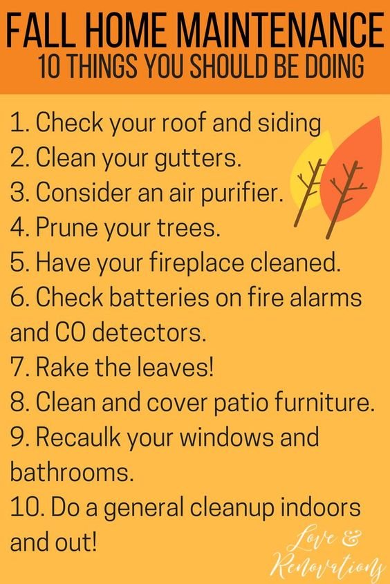 Fall Home Maintenance