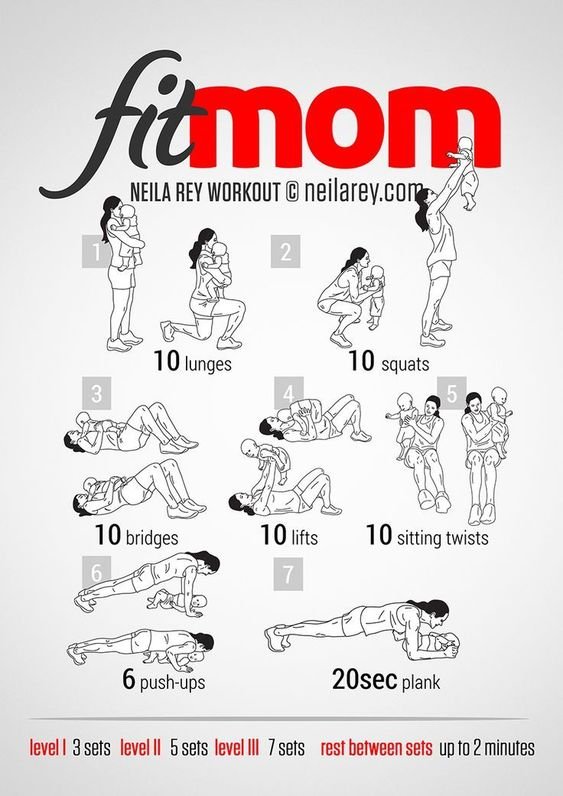 Fit mom exercises