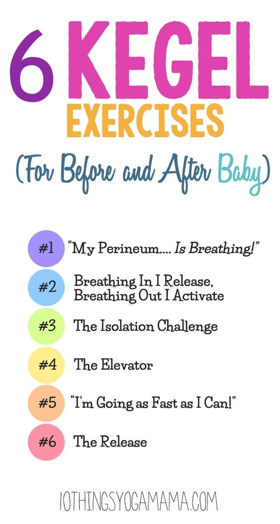 Kegel Exercises for before and after baby