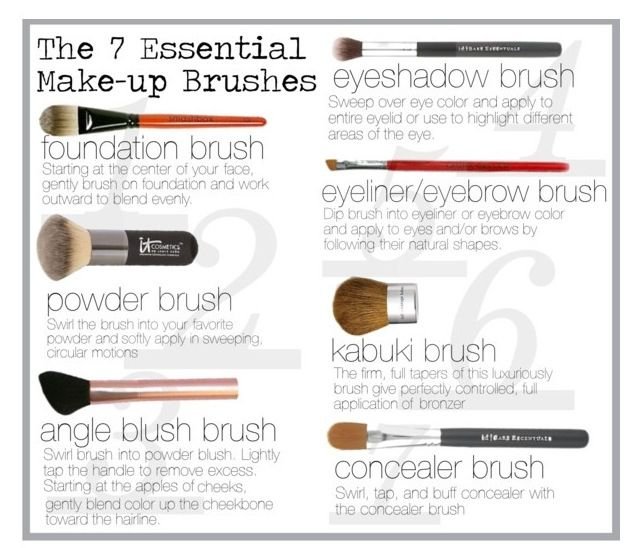 Essential Makeup Brushes