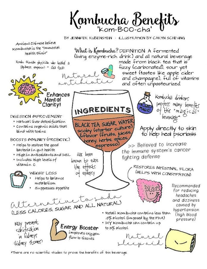 What are the benefits of drinking Kombucha?