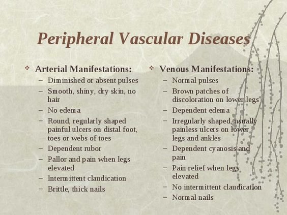 Peripheral Vascular Diseases