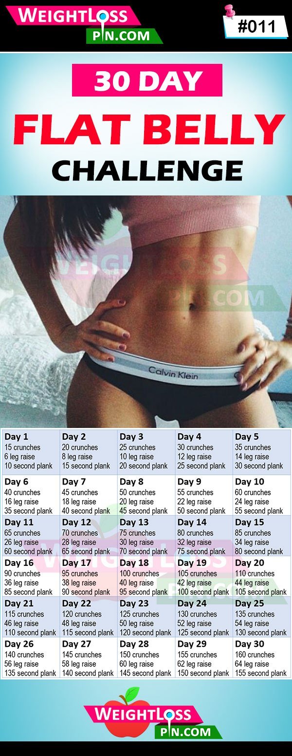 30 day lose discount belly fat challenge