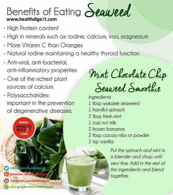 Benefits of eating Seaweed