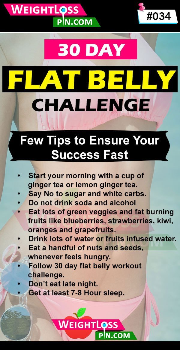 lose belly fat challenge