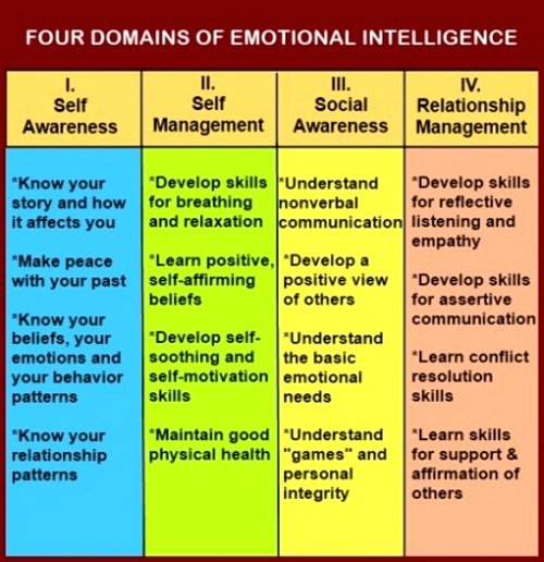 domains of emotional intelligence