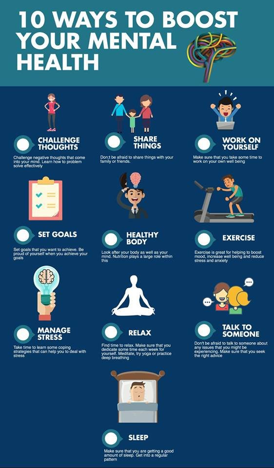 Ways to boost your mental health