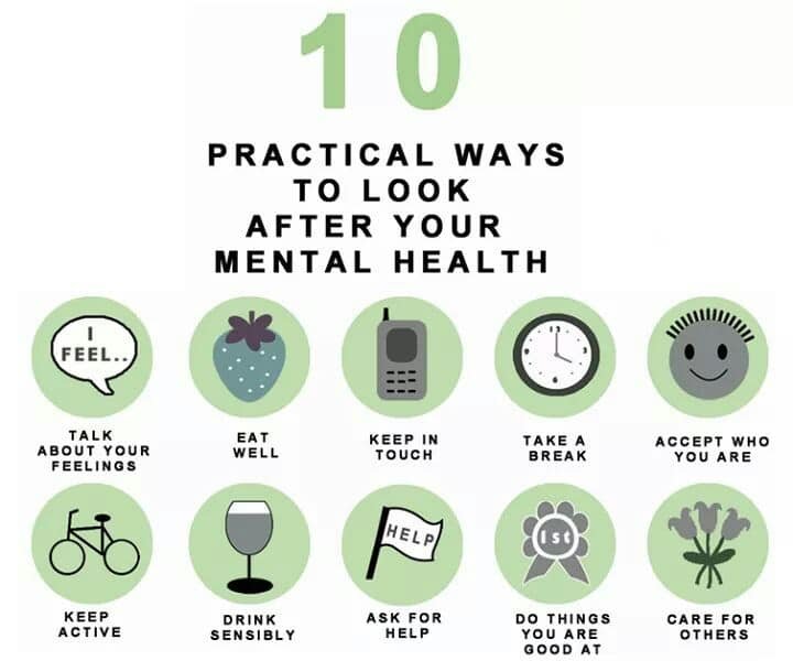 Ways to look after your mental health