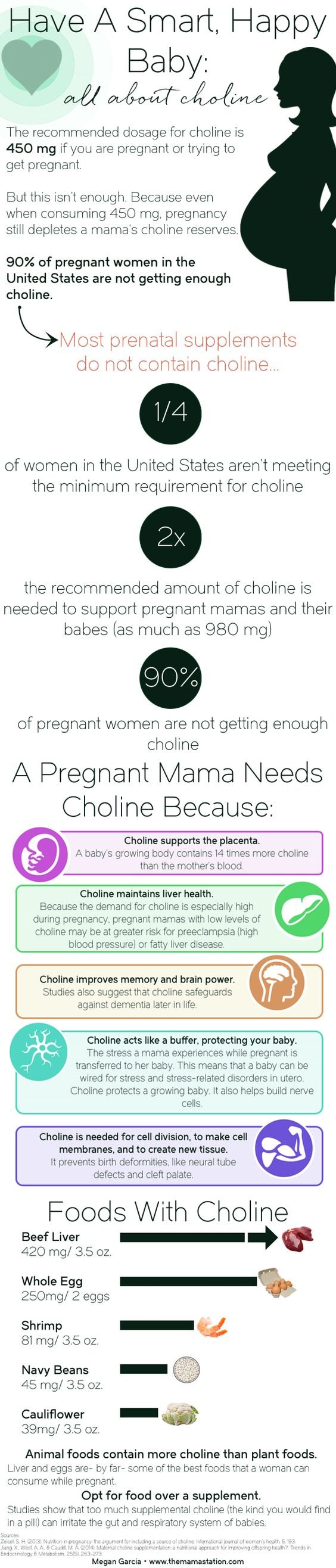 Why pregnant women needs choline