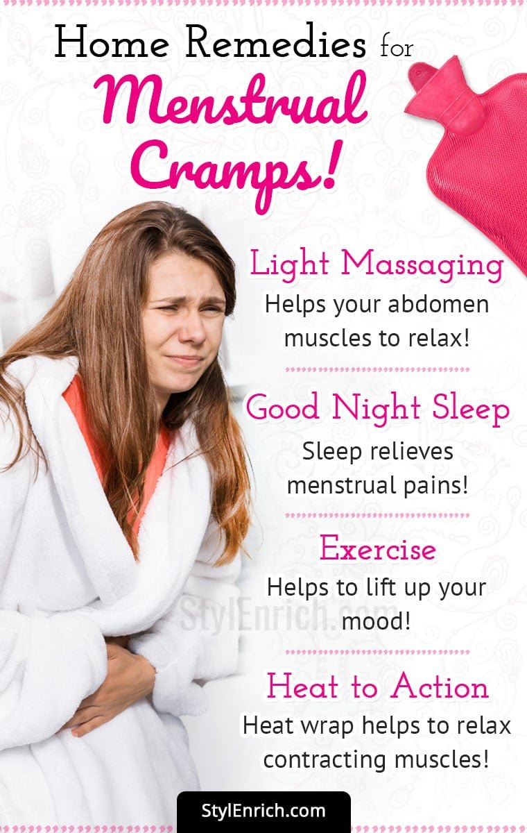 Home remedies for Menstrual Cramps