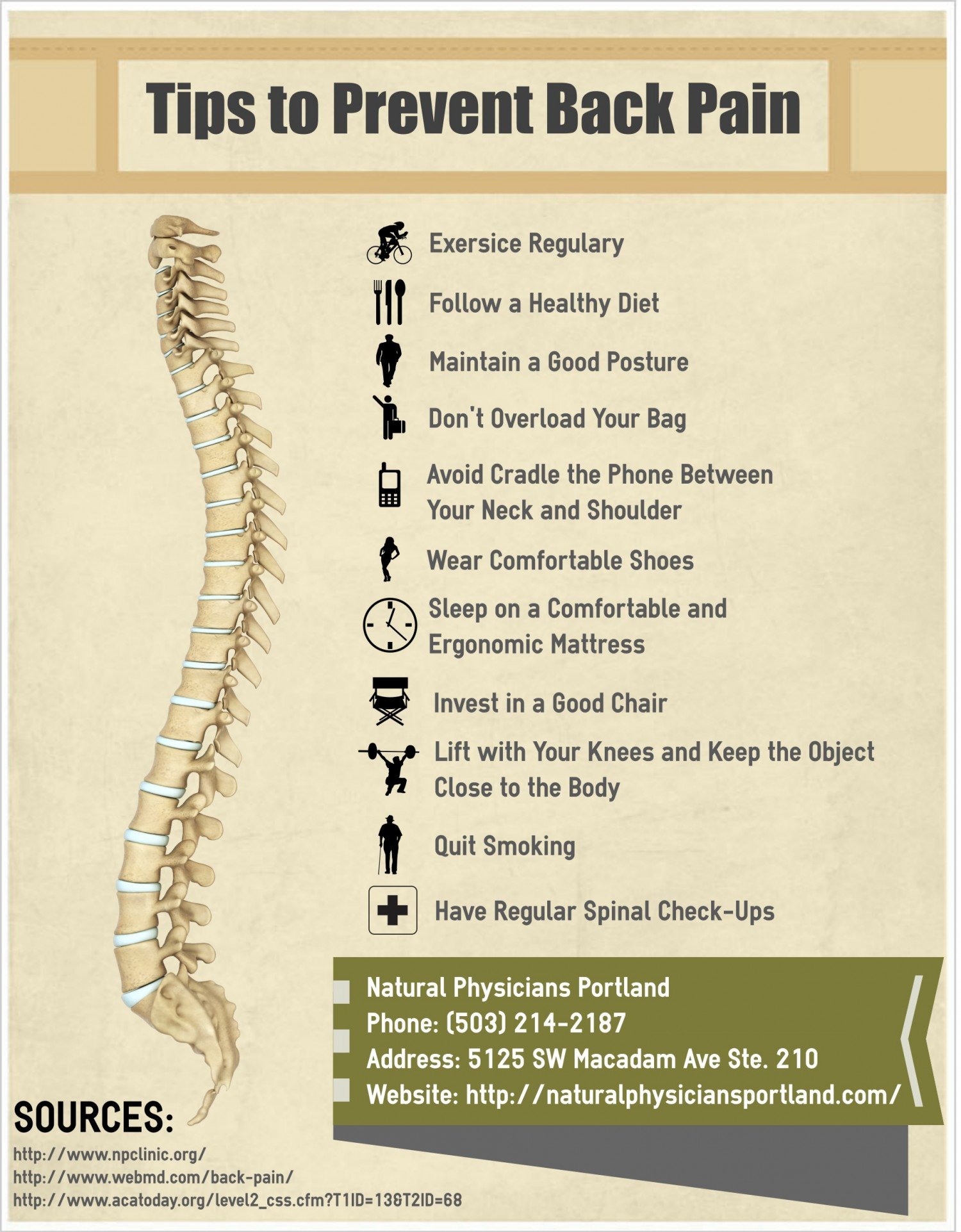 Prevent Back Pain