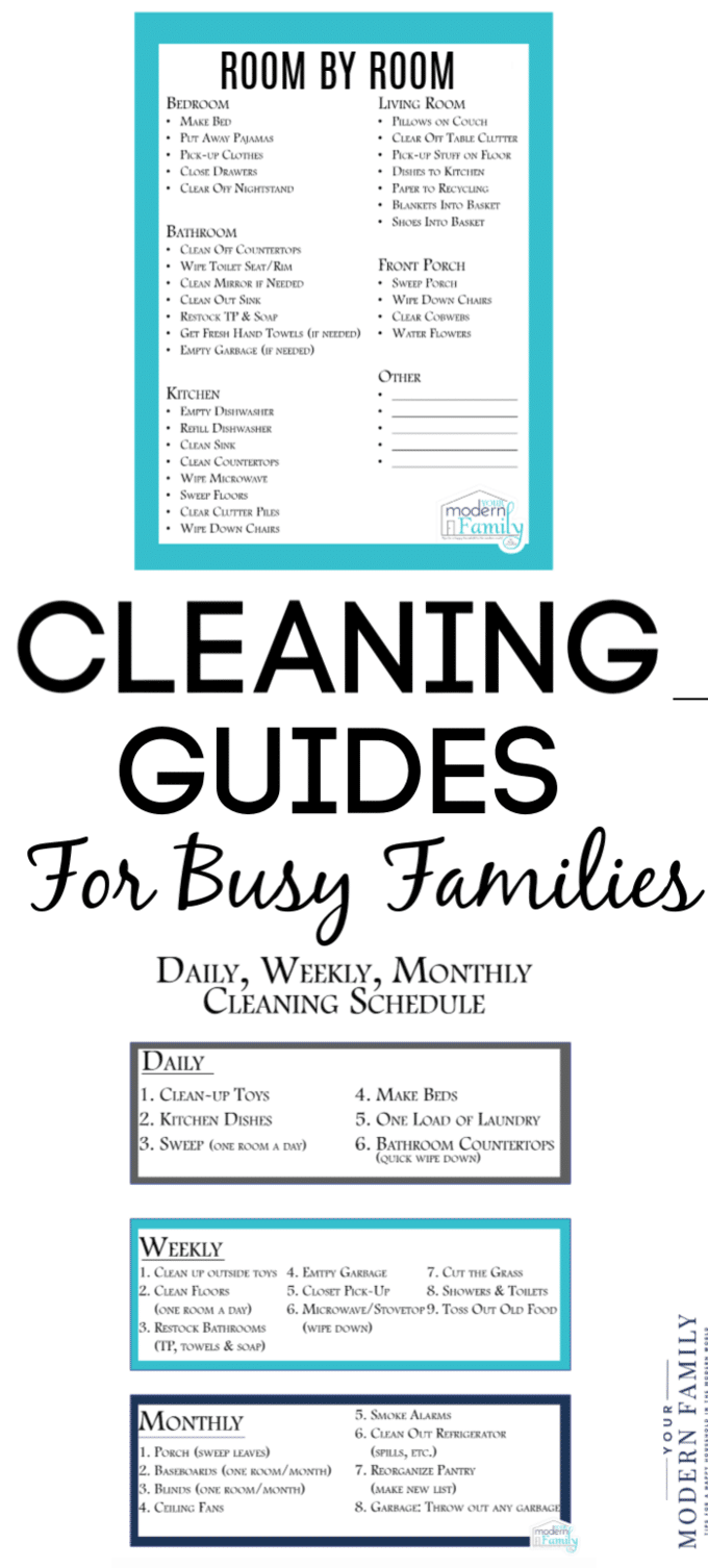 Cleaning Guides for Busy Families