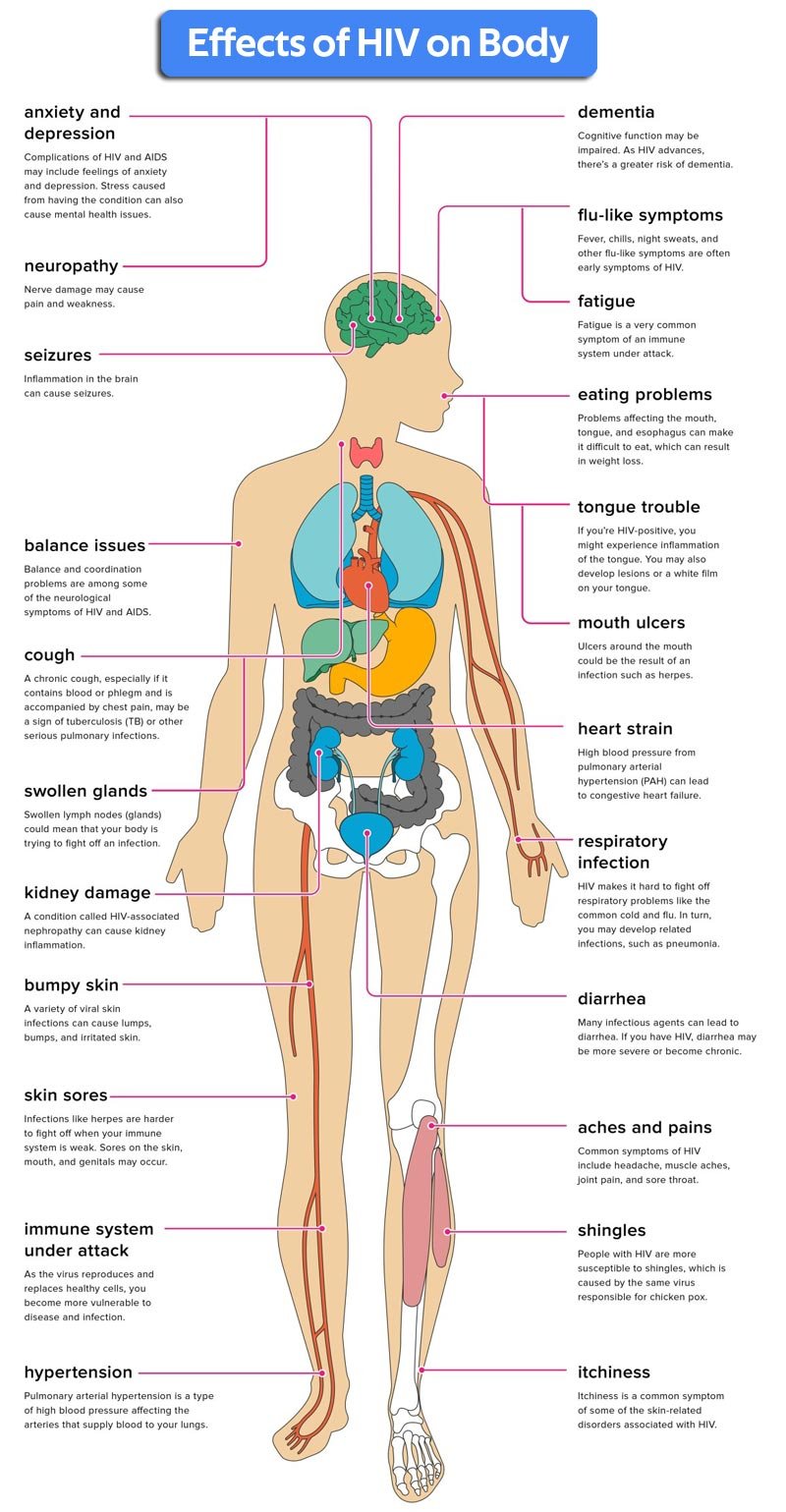 Effects of HIV on Body