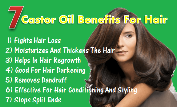 Castor oil benefits for hair