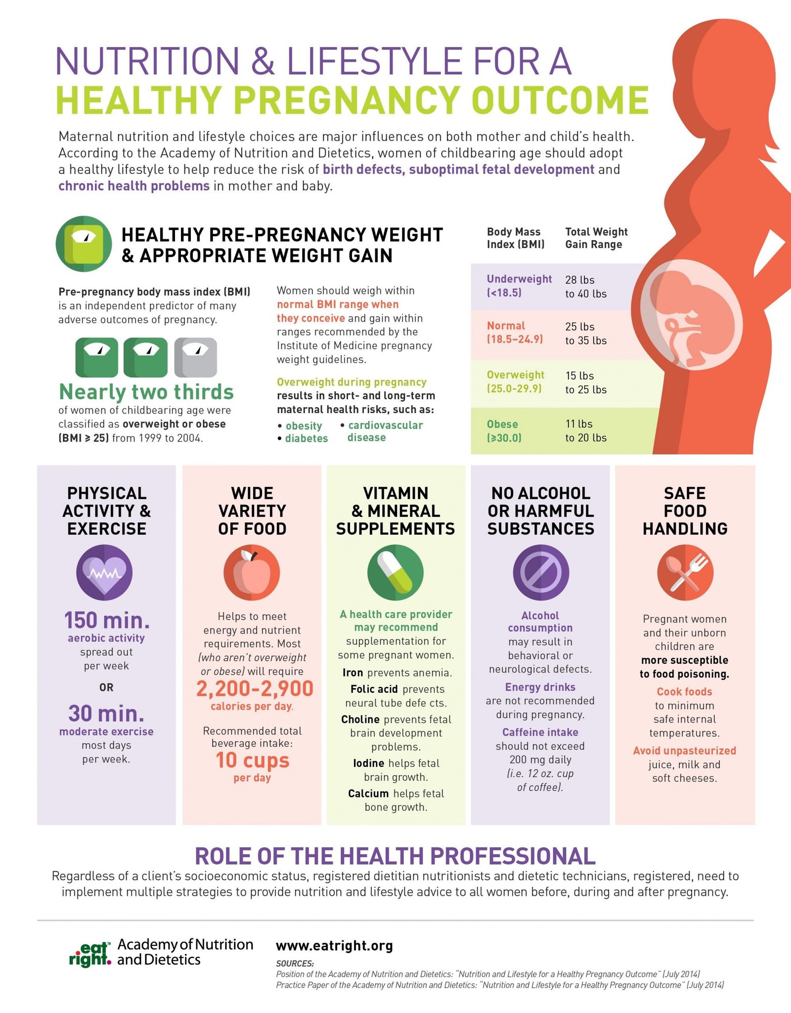 Nutrition and lifestyle for Healthy Pregnancy