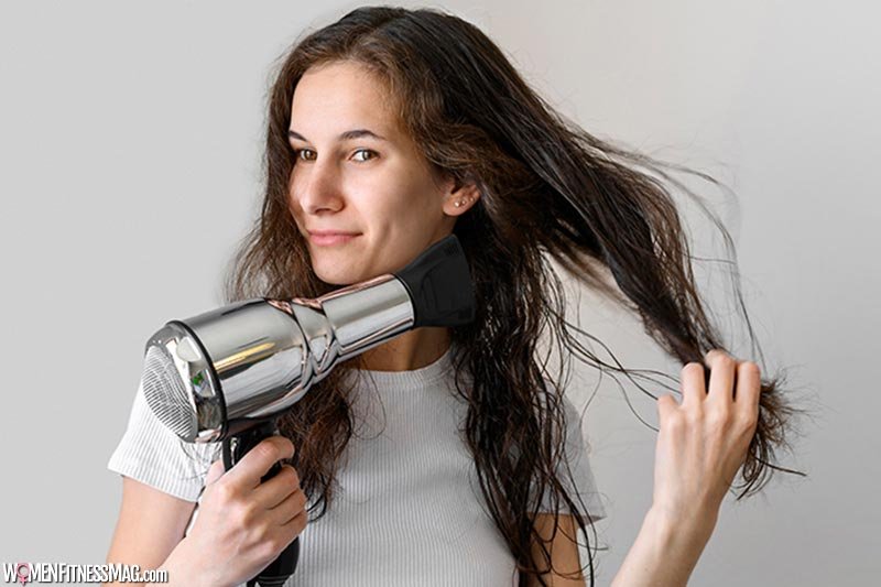 Blow-dry your hair upside-down