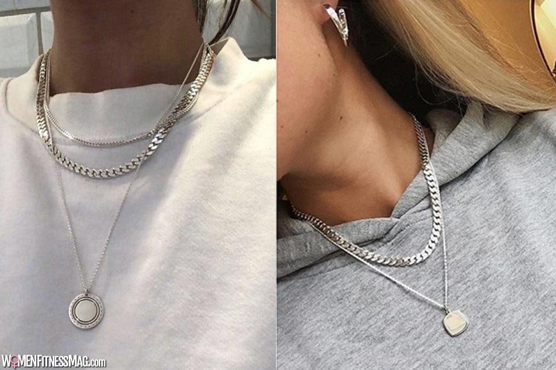 Large silver jewelry without inserts