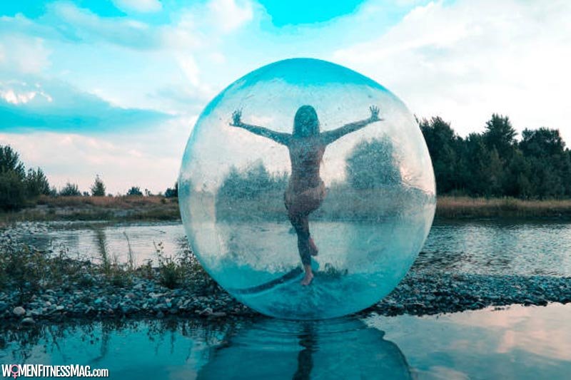 How long can you breathe in a giant hamster ball?