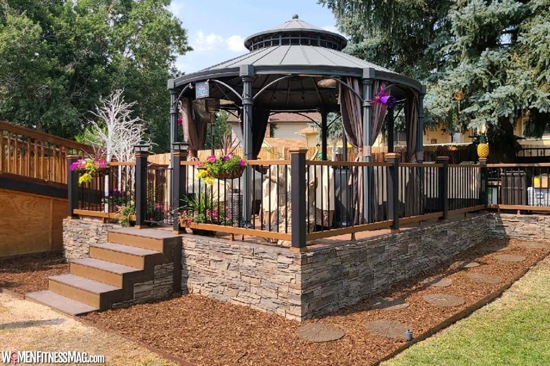 Faux Stone Ideas for Your Backyard Gazebo